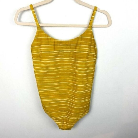 NWT Lululemon Salt-Laced One-Piece Swimsuit Yellow 10 New With Tags Swim Boho - Picture 9 of 10
